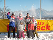 Teilnehmer bei 1. Medien Ski Cup 2009 in Brauneck (©Foto: Dietmar Bayer)